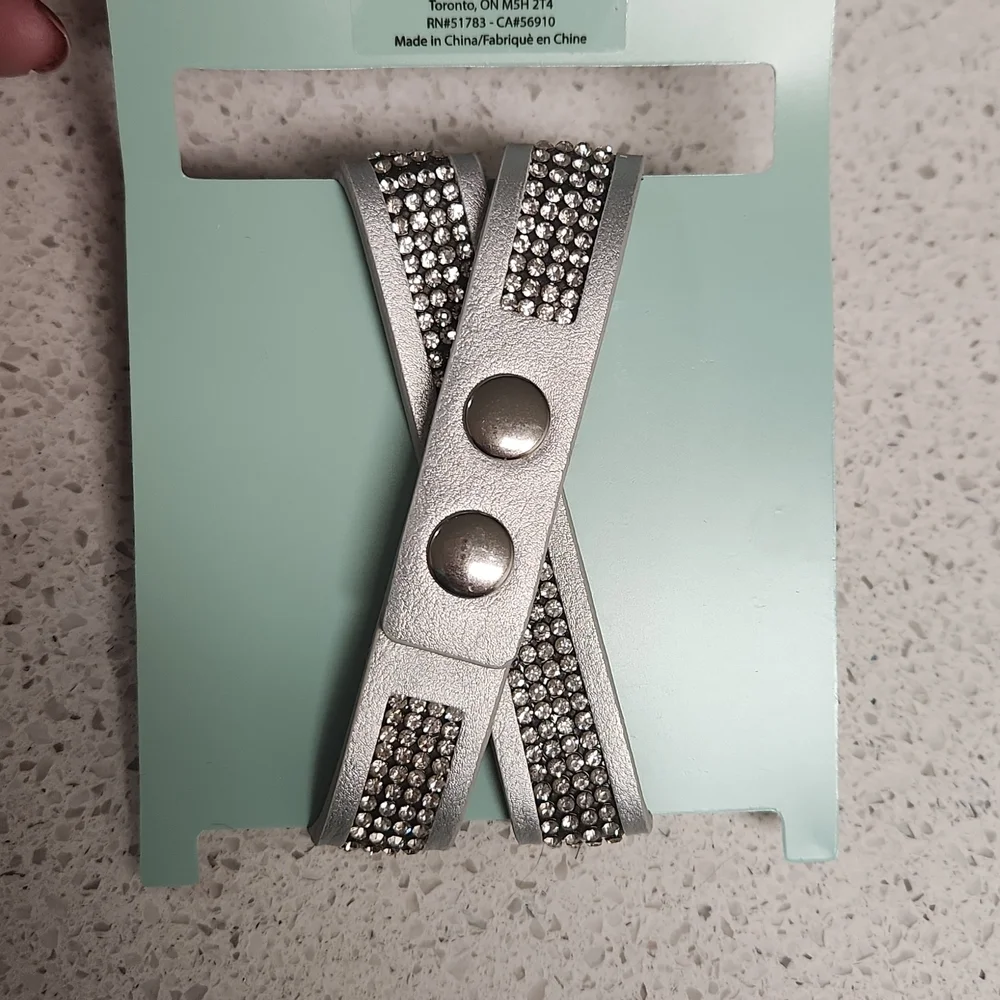 Maurices NWT Adjustable Bling Bracelet Watch Wrap.
